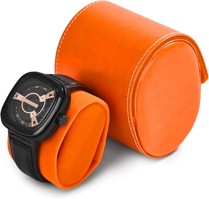 Oirlv Luxury Leather Travel Watch Case Single Watch Box - Image 7