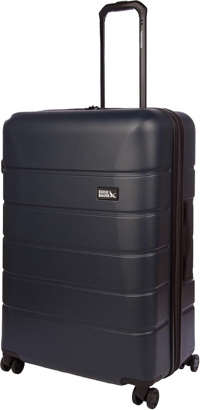 Eddie Bauer Glacier Checked 30" Luggage | Hardside | Spinner Wheels | by EddieBauer