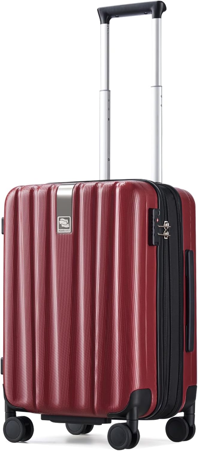Hanke 20 Inch Expandable Carry on Luggage 22x14x9 Airline Approved Lightweight by Hanke