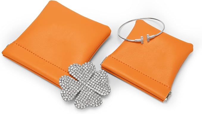PU Leather Jewelry Travel Bag Leather Jewelry Pouch Christmas, Wedding Party - Image 5