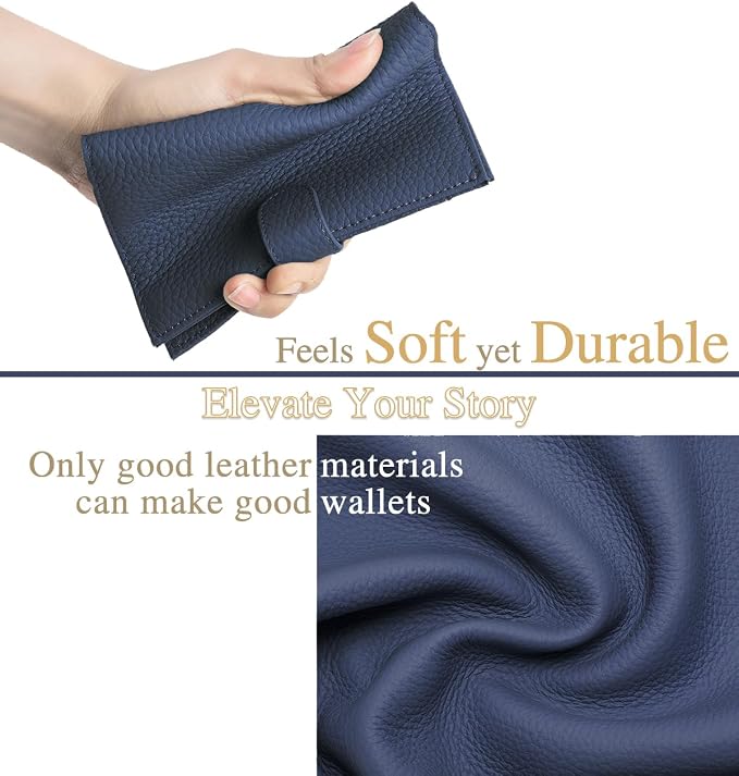 RFID Slim Leather Passport Holder - Image 3