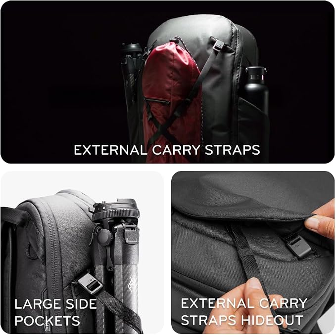 Peak Design Travel Backpack 30L, Expandable 27-33L Design, Rear and Top Access - Image 6