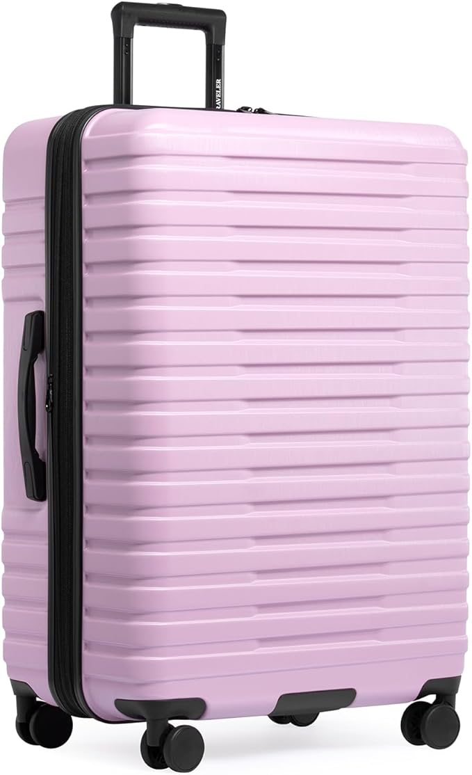 U.S. Traveler Boren Polycarbonate Hardside Rugged Travel Suitcase Luggage by USTraveler