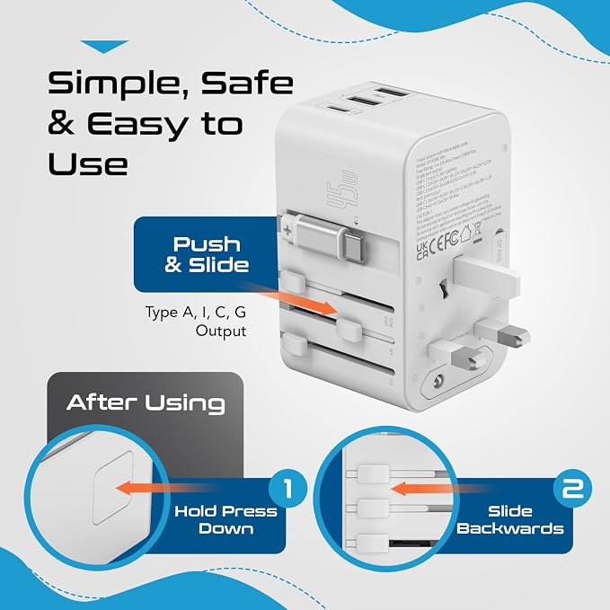 Ceptics 5 in 1 International Travel Adapter - Image 8