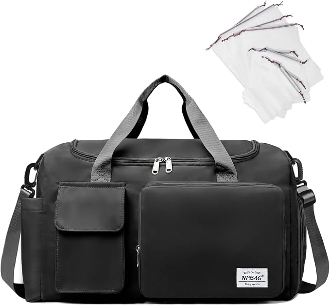 NPBAG Women Travel Duffel, Gym Workout Overnight Bag, Mommy Hospital Bag by NPBAG