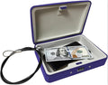 SEPOX Portable Security Case Lock Box Steel, Personal Travel Safe Storage by SEPOX
