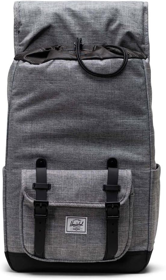 Herschel Supply Co. Little America Mid, Raven Crosshatch, One Size - Image 3