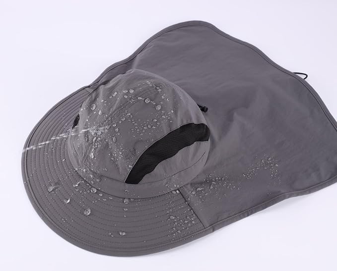 Home Prefer UPF 50+ Sun Hats for Men Women Wide Brim Fishing Hat - Image 4