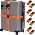 GORILLA GRIP Heavy Duty 8 Pack Adjustable Luggage Straps by GorillaGrip