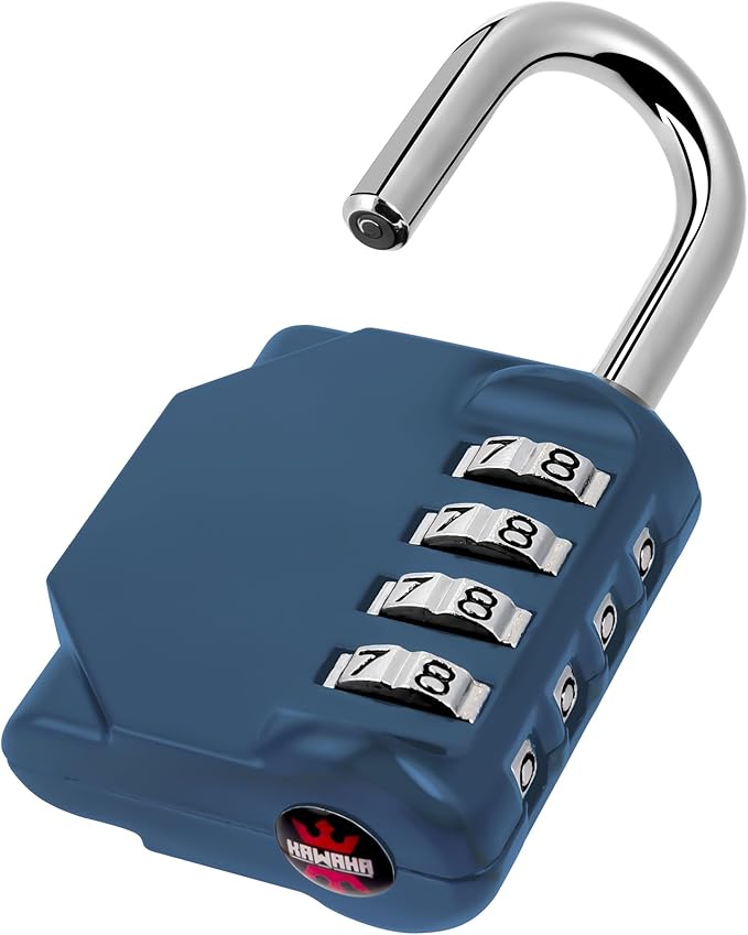CL11BG Combination Lock, 4 Digit Outdoor Combination Padlock Set Your own by KAWAHA