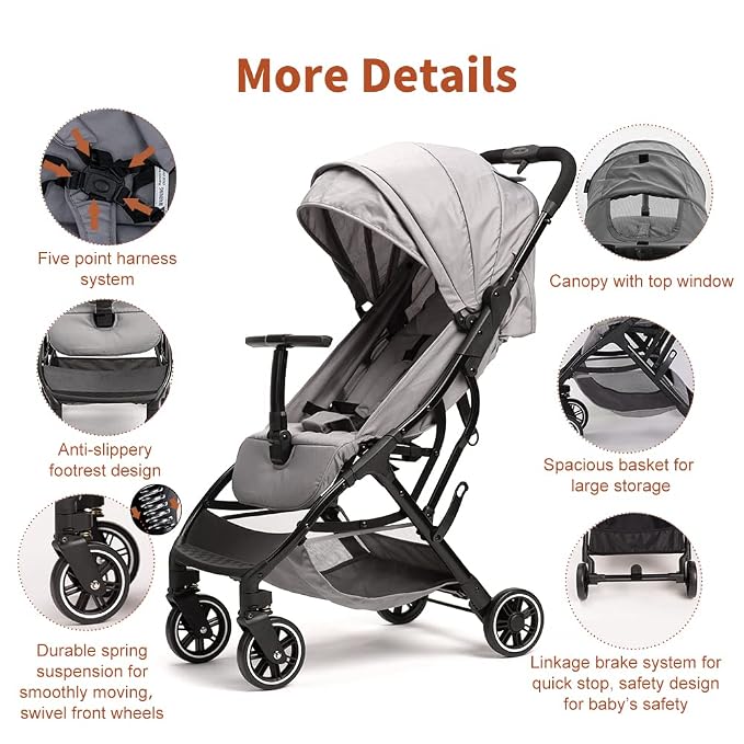 COOL KIDS Portable Stroller - Image 5