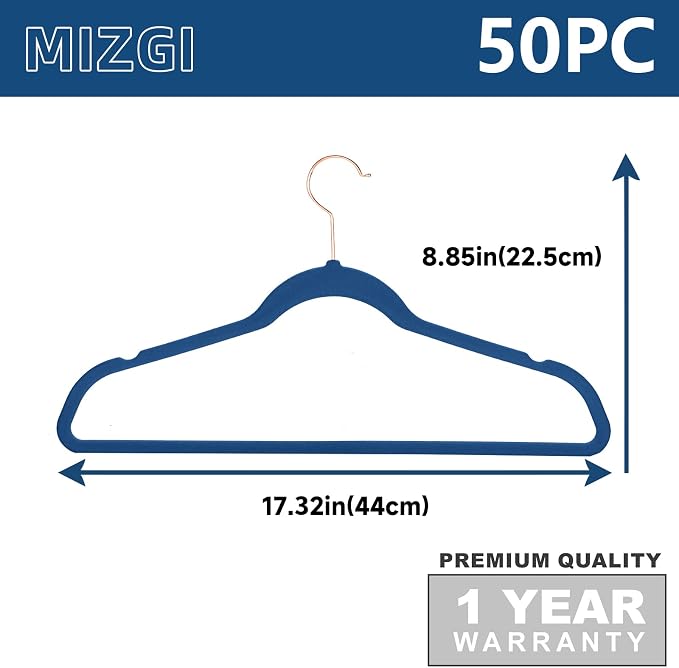 MIZGI Premium Velvet Hangers Heavy Duty - Image 6