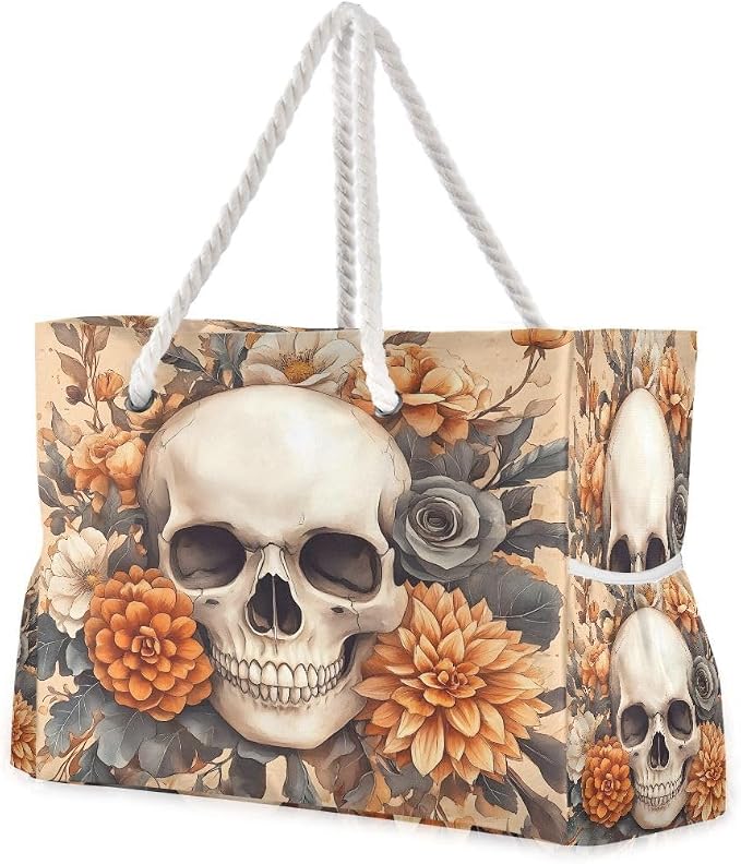 senya Large Beach Bags Totes Canvas Tote Shoulder Bag Soft Wave Water Resistant by senya