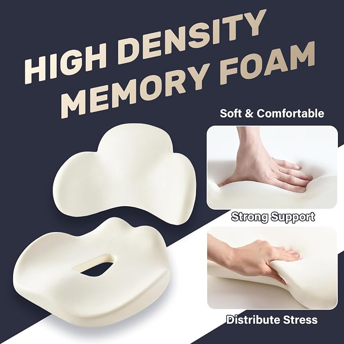 Coverado Seat Cushion and Lumbar Support Pillow - Image 3