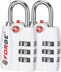 Forge Luggage Locks TSA Approved Locks, Small TSA Locks by Forge