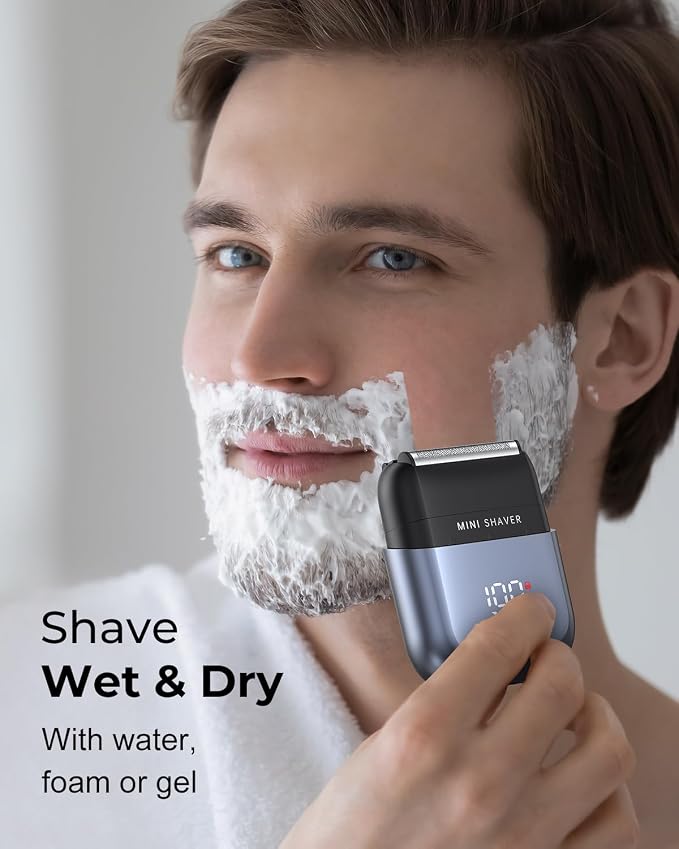 Men's Foil Shavers, Mini Electric foil Shaver - Image 6