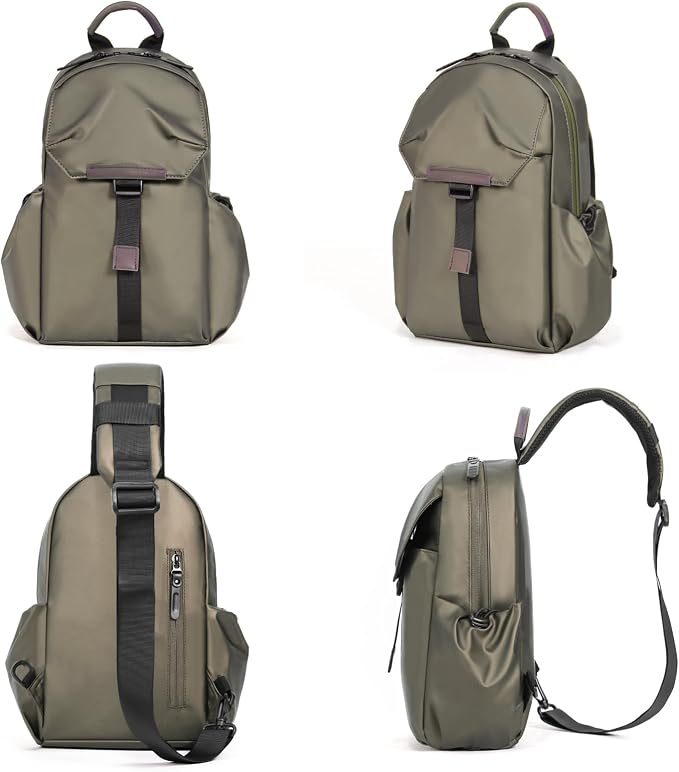 Crossbody Messenger Bag for Women Men Travel Backpack Convertibale Sling Bag - Image 6