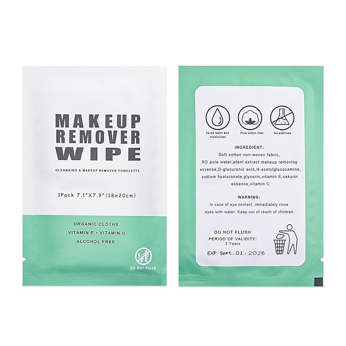 200 Individual Makeup Remover Wipes, Makeup Remover Wipes Individually Wrapped - Image 7
