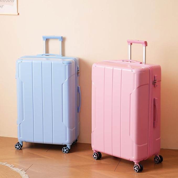 Merax 24 Inch Expandable Checked Luggage, Hardshell ABS Medium Suitcase - Image 2