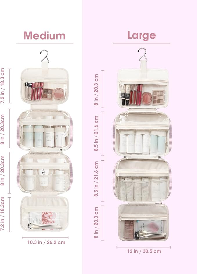 Narwey Striped Travel Toiletry Bag - Image 3