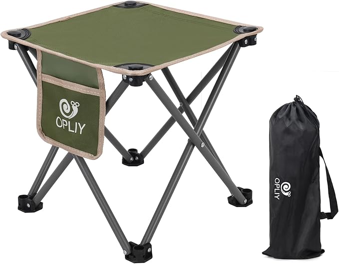 Opliy Camping Stool, Folding Samll Chair Portable Camp Stool by Opliy