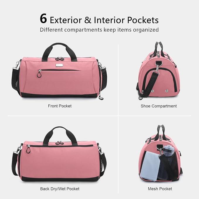 TOPDesign Gym Bag for Women & Men, Unisex Duffel Bag - Image 5
