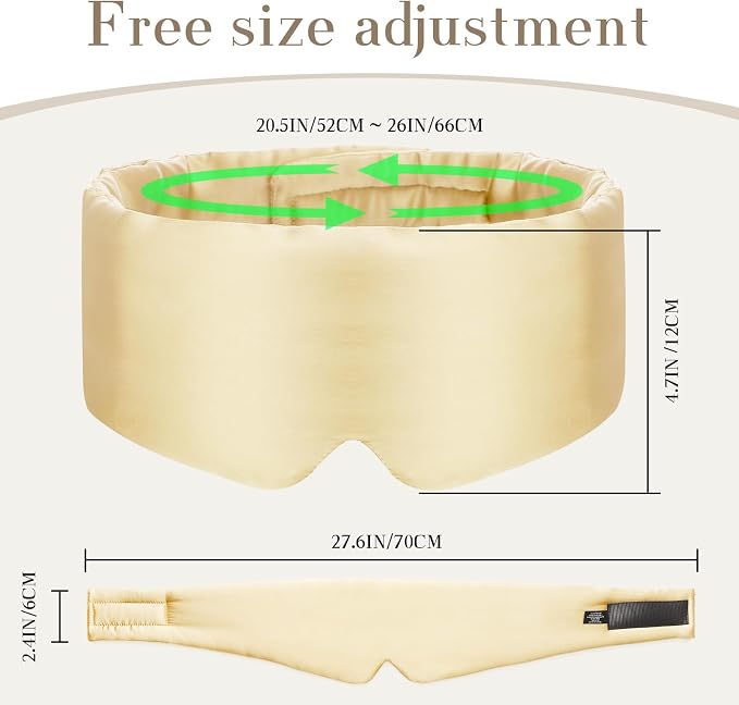 100% Mulberry Silk Sleep Mask Eye Mask - Image 5