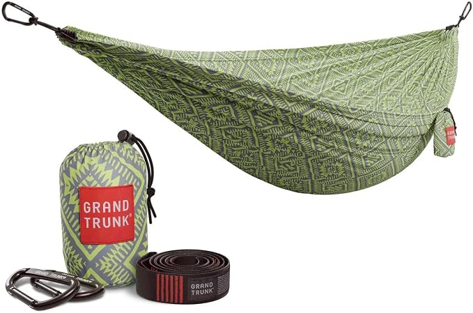Grand Trunk Double Deluxe Parachute Nylon Hammock - 500lb Capacity Camping by GrandTrunk