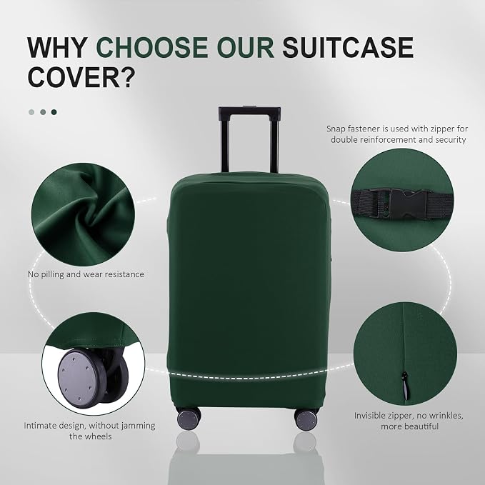 Travel Luggage Cover Suitcase Protector Scratch-Resistant Fit 19-31 Inch - Image 4