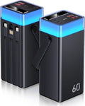 Power Bank 60000mAh 22.5W Fast-Charging Portable Charger by Unknown