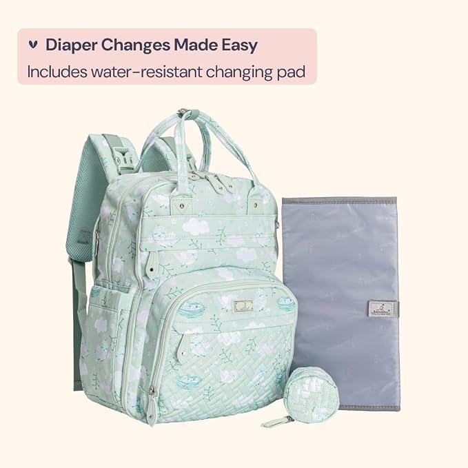 BabbleRoo Diaper Bag Backpack - Image 7