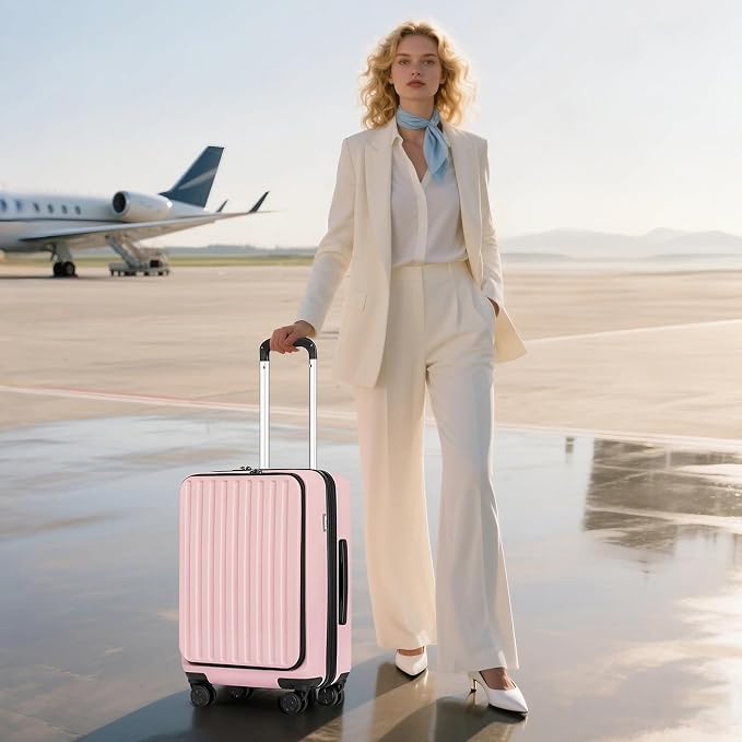 KYME 22-Inch Hardside Small Suitcase, 100% PC Hard Shell - Image 7