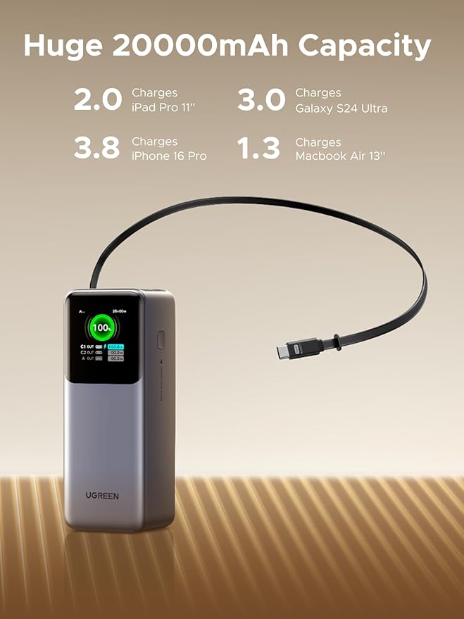 UGREEN Nexode Power Bank 20000mAh 165W - Image 6