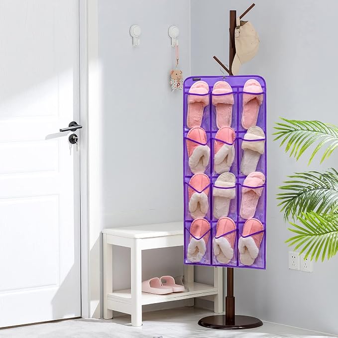 Dual Sided Hanging Shoe Organizer - Image 5