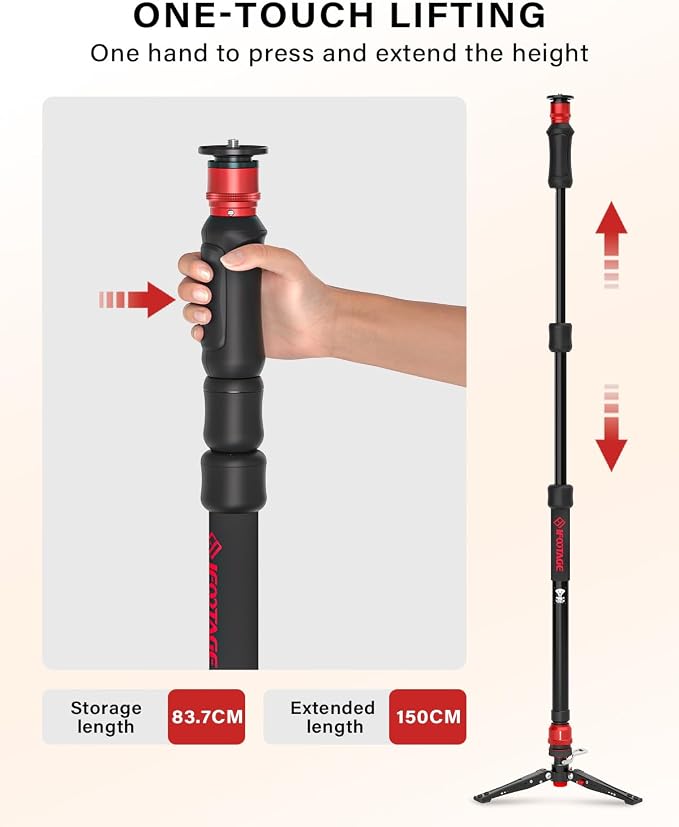 IFOOTAGE Cobra 3 Strike Monopod - Image 2