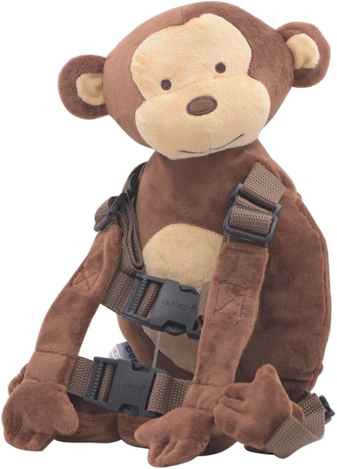 2 in 1 New Monkey Toddler Safety Harness Backpack Children's Walking Leash by Berhapy