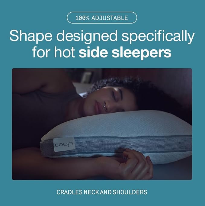 Coop Home Goods Cool+ Cut-Out Adjustable Pillow King - Image 4