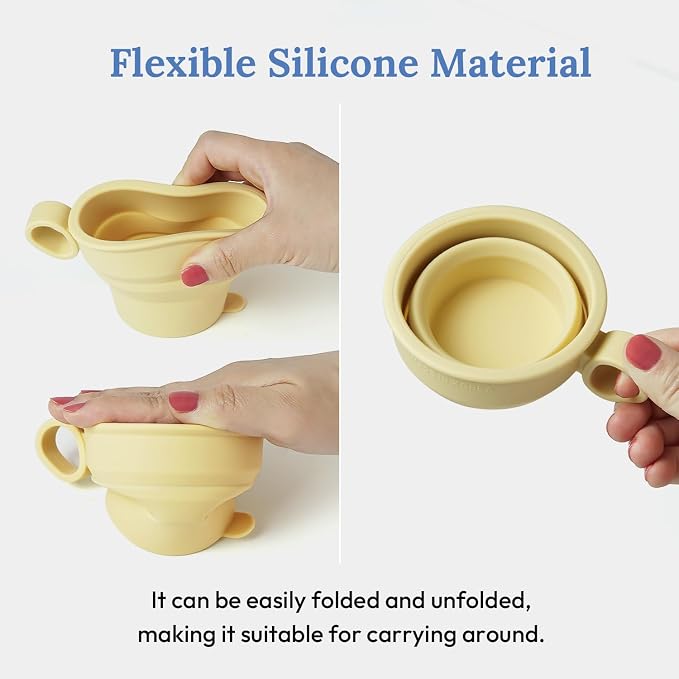 carrotez 2 pack MiniSilicone Collapsible Travel Cup - Image 5