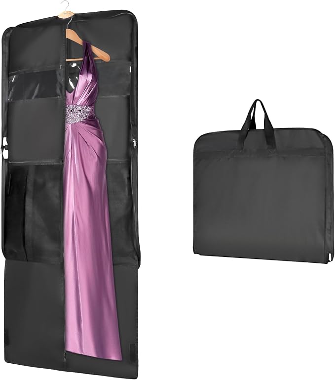Univivi 60 '' Foldable Extra Long Dress Garment Bag, Premium Breathable & by Univivi