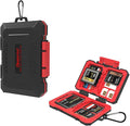 28 Slots Memory Card Case, for 4 SD and 12 TF Cards, Photography Accessories by Desiontal
