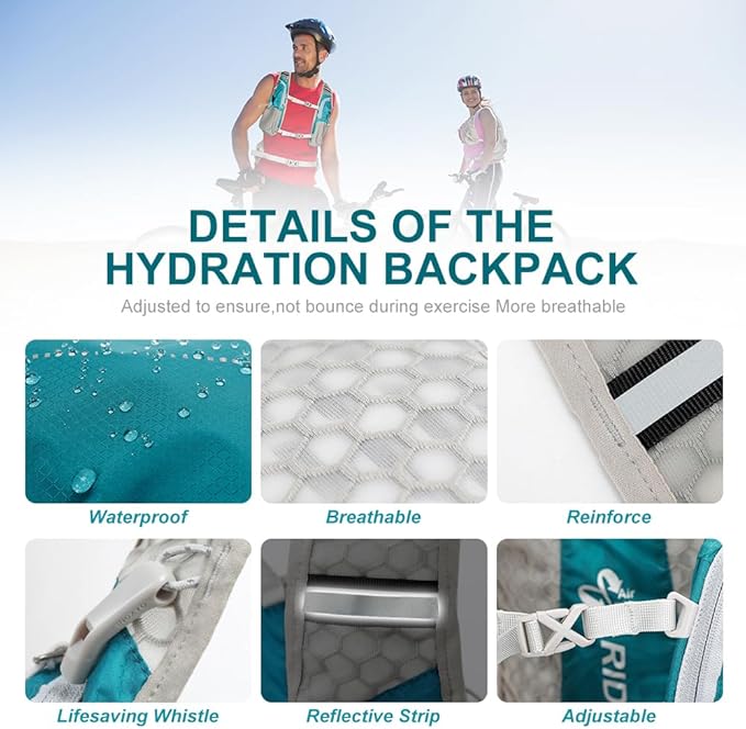 INOXTO Hydration Pack Backpack ，Water Backpack - Image 3