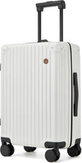 20 Inch Carry on Luggage, Airline Approved 22x14x9 Hard Shell Carry on Suitcase by TRAVELLUGGAGE