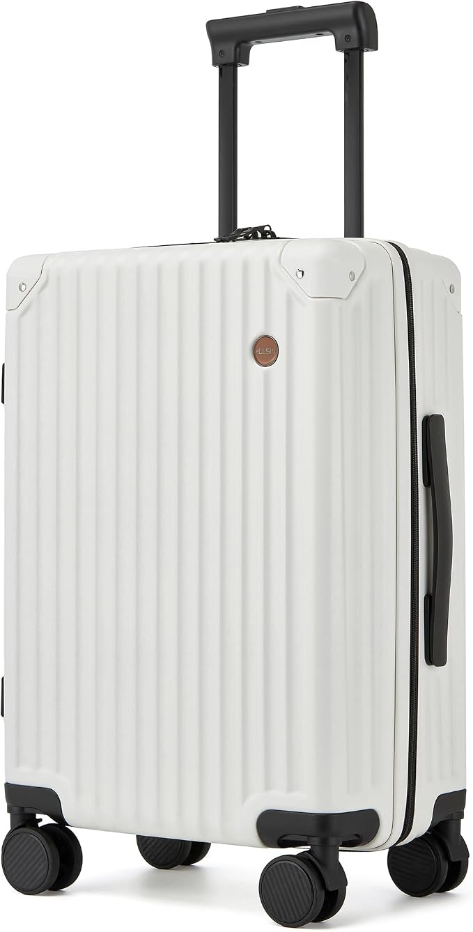 20 Inch Carry on Luggage, Airline Approved 22x14x9 Hard Shell Carry on Suitcase by TRAVELLUGGAGE