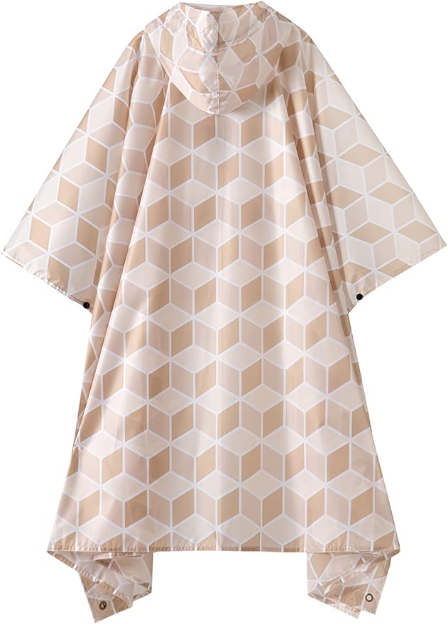 PTEROMY Hooded Rain Poncho for Adult - Image 7