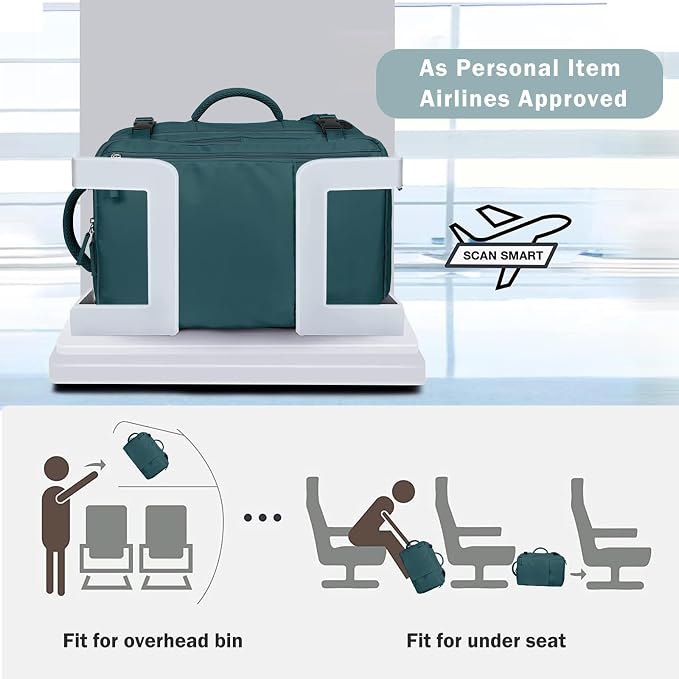 Hanples Large Travel Backpack for Women as Person Item Flight Approved - Image 4