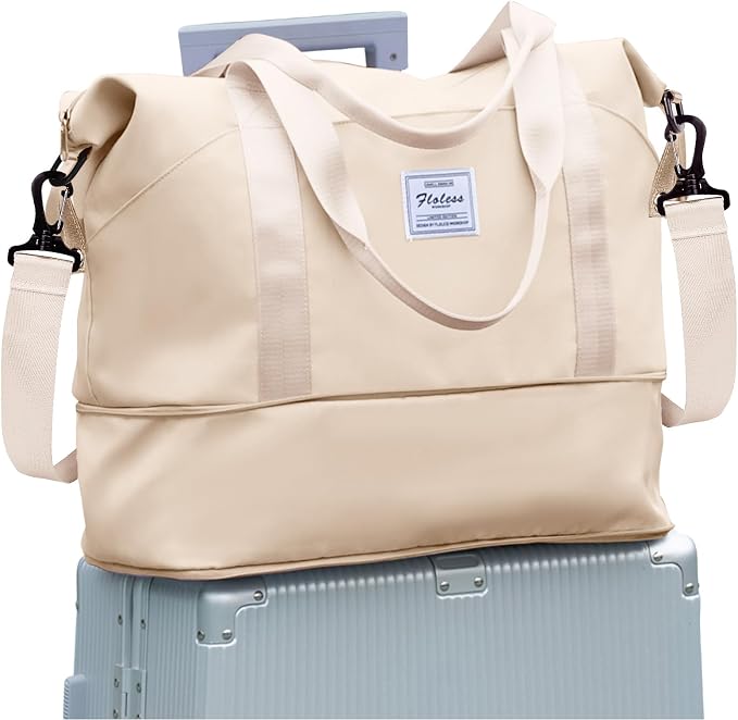 Travel Duffel Bag, Sports Tote Gym Bag, Shoulder Weekender Overnight Bag by WONHOX