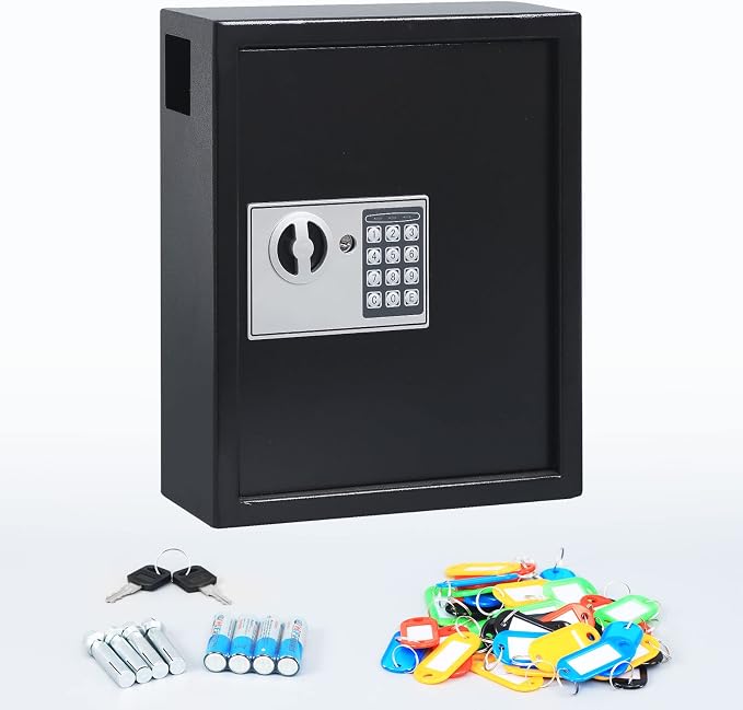 KYODOLED Electronic 40 Keys Cabinet Wall Mount, Digital Key Safe Lock Box - Image 6