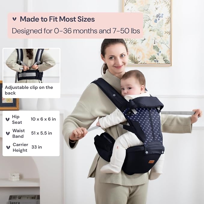 BabbleRoo Grow Carrier – 6-in-1 Baby Carrier - Image 6