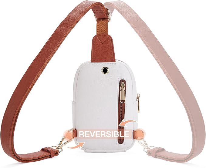 Telena Small Sling Bag for Women Leather Crossbody Fanny Packs Chest Bag for - Image 5