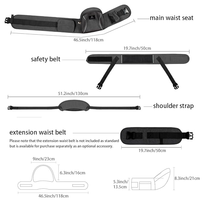 Baby Hip Seat Carrier Baby Waist Stool - Image 6